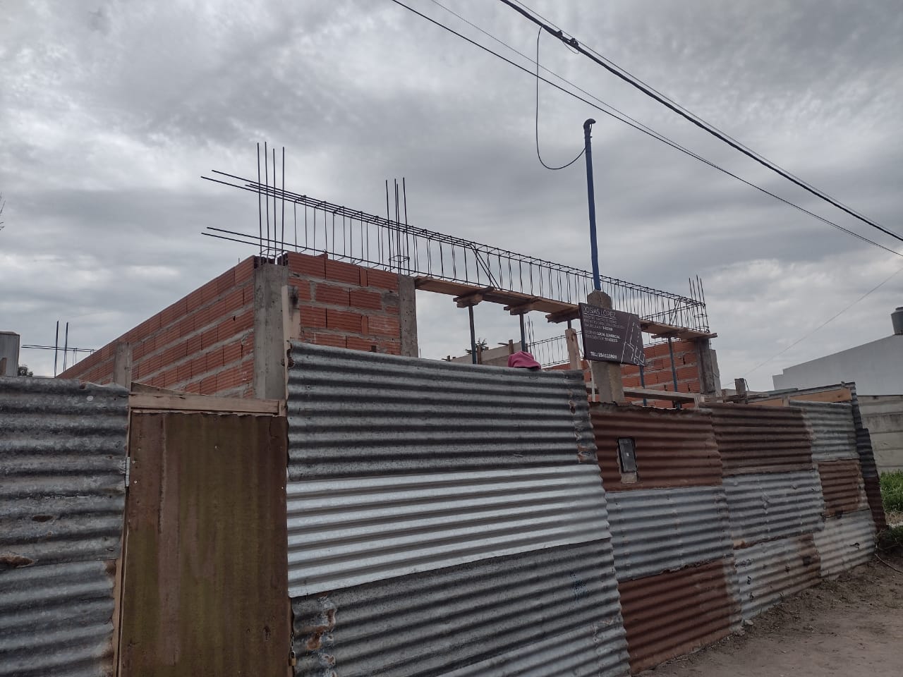 Estructura superior y encadenados en proceso